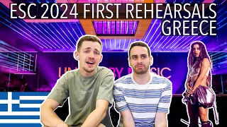 🇬🇷 GREECE EUROVISION 2024 - 1ST REHEARSAL - MARINA SATTI - ZARI - REACTION