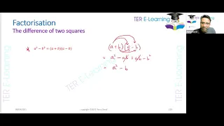 CSEC Maths - Factorising the difference of two squares