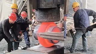 Drop Forging Work Process | Teamwork | Destroy Your Stress | Art of Forging