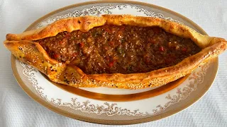 TURKISH PIDE RECIPE : The most delicious and easy pide you will ever make!