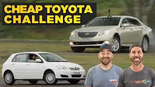 Budget Toyota Showdown - Cheap Hatchback vs VIP JDM Limo