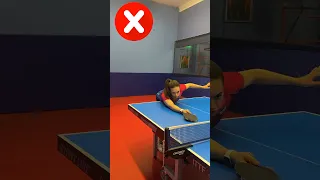 Ошибка при приеме короткой подачи. #pingpong #phonk