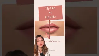 Lip Flip vs. Lip Fillers 💉 What’s the difference? #shorts #lipfiller #botox