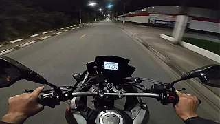 TESTEI A XRE 190 NA MADRUGADA / COM COYOTE *motovlog*