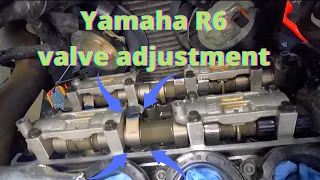 2005 Yamaha R6 Valve adjustment