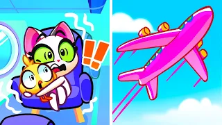 ✈️ Take Care of Pet on the Airplane 😻🐣 Cute Kids Stories and Nursery Rhymes by Purr-Purr Tails