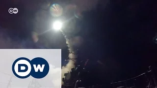 Первые кадры ракетного удара США по Сирии - эксклюзив Пентагона