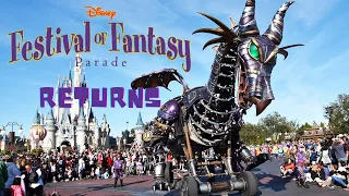 Festival of Fantasy Parade Returns to Magic Kingdom 3.9.22