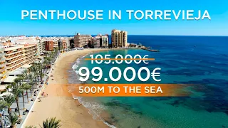 🔥 HOT OFFER 🔥 Penthouse for sale in Torrevieja in the Habaneras area close to the beach