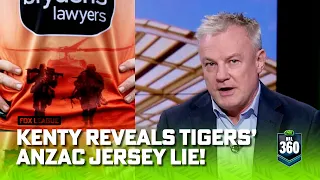 'It's an ANZAC insult!' Kenty reveals Tigers' lied about the jersey! | NRL 360 | Fox League