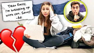 Leaving My Girlfriend With ONLY A Goodbye Letter.. (Bad Idea)