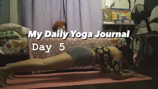 My Daily Yoga Journal - Day 5 -  Replenish | BREATH - A 30 Day Yoga Journey