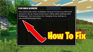 How To Fix "Multiplayer Error" For Minecraft Bedrock Edition 1.19