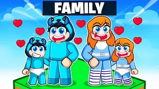 Having an OMZ FAMILY in Roblox! With Crazy Fan Girl!