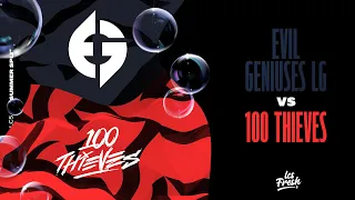 EG vs. 100 - Week 4 Day 2 | LCS Summer Split | Evil Geniuses LG vs. 100 Thieves (2023)