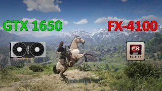 GTX 1650 + FX-4100 in 7 Games