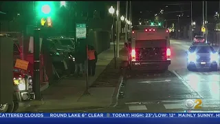 CTA Bus Strikes Fence, 5 Police Vehicles