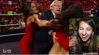 WWE Raw 9/8/14 Jerry Springer Nikki Bella and Brie Bella Live Commentary