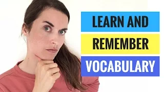 How to learn and remember vocabulary | 5-Minute Language