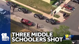 Middle schoolers recovering from triple shooting