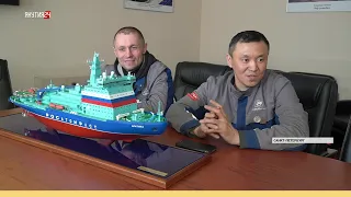 Строительство уникального атомного ледокола «Якутия» началось в Санкт-Петербурге