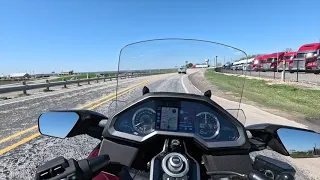 A Ride By Texas Motor Speedway and Rhome, Texas on a Goldwing