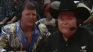 Jerry Lawler reacts to the Jim Ross song