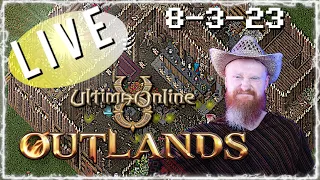 LIVE 26 YEAR OLD WIZARD GAME ULTIMA ONLINE - LIVESTREAM | UO Outlands BEST MMORPG 2023