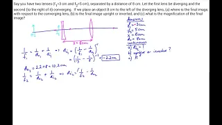 Two Lens Problem 1