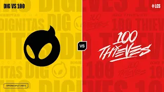 DIG v 100 - Week 2 Day 2 | LCS Spring Split | Dignitas v 100 Thieves (2024)