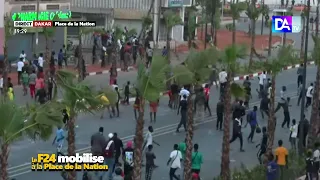 Place de la Nation / affrontement entre manifestants et Forces de l'ordre