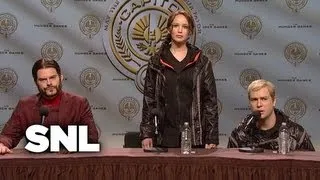 Hunger Games Press Conference - Saturday Night Live