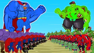 Evolution of HULK: Exploring Hulk's Evolutionary Power vs. Team SUPERMAN - Will Who Win? EXTINCTION