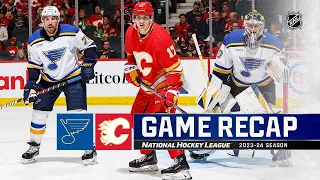 Blues @ Flames 10/26 | NHL Highlights 2023