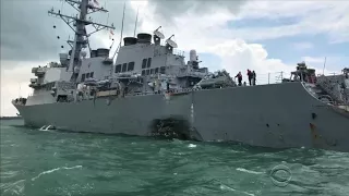 Navy divers find remains of some sailors after USS John S. McCain collision