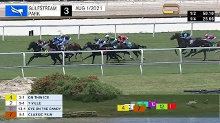 Gulfstream Park Carrera 3 - 1 de Agosto 2021