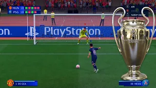 FIFA 2022 PSG V MANCHESTER UNITED CHAMPIONS LEAGUE FINAL PENALTY SHOOTOUT