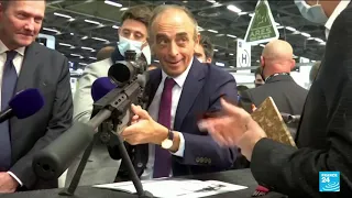 French politics: Far-right presidential hopeful points gun at journalists • FRANCE 24 English