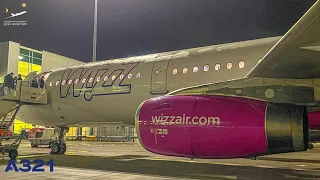 [4K] TRIP REPORT | *WIZZAIR* epic night journey :] | Airbus A321-200 Wizz | London Luton to Wroclaw