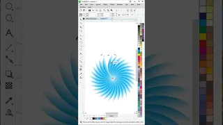 Abstract Flower Design in CorelDraw