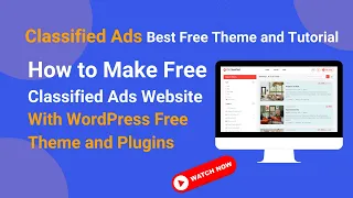 How to Make a Listing Directory and Classified Ads Website with WordPress  Free Theme and Elementor