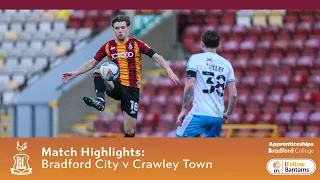 MATCH HIGHLIGHTS: Bradford City v Crawley Town