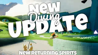 New Returning Spirits, Cute Diving Animation, Send ❤️ | Sky Beta | Sky Cotl | Noob Mode