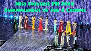 Miss Universe Philippines 2024 | Awarding of the Four Crowns (Audience View)