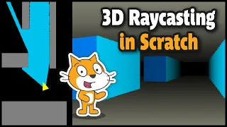 Crazy Simple Raycasting E1 - 🎮 How to make awesome 3d games in Scratch