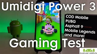 Umidigi Power 3 Gaming Test - COD Mobile, PUBG, Mobile Legends, Asphalt 9