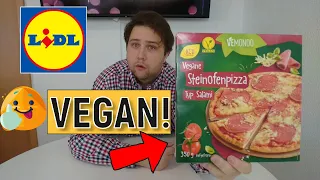 Neue Vegane Salami Pizza von Vemondo, Lidl´s Eigenmarke im Test!🌱🍕