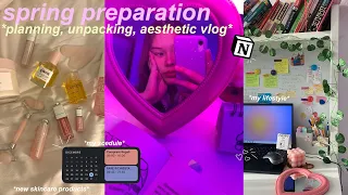 spring preparation: готовимся к весне // влог, новые покупки, unpacking, уход, рутина, психология