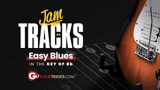 Guitar Backing Track - Easy Blues Shuffle Groove - Key of Bb - 112bpm | Guitar Tricks