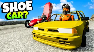 We Raced The WEIRDEST CARS in BeamNG Drive Mods!!